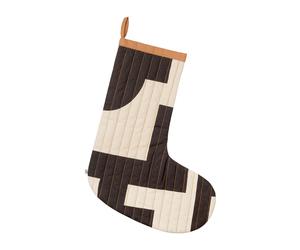 Broste Copenhagen Karla stocking Turkish coffee black