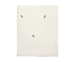 Broste Copenhagen Mai tablecloth 160x300 cm, black-off white