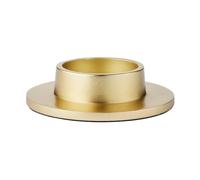 Broste Copenhagen Maro candle holder for pillar candles Brass finish, 4 cm