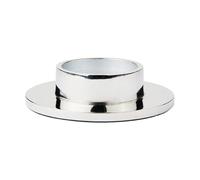 Broste Copenhagen Maro candle holder for pillar candles Silver finish, 4 cm