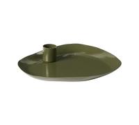 Broste Copenhagen Mie candle holder medium Grape leaf green