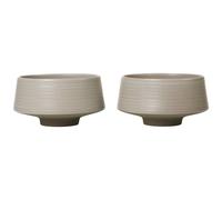 Broste Copenhagen - Miko Bowl 2-pack, Grey - Grey
