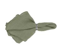 Broste Copenhagen Napkin GRACIE X2 in Green 45x45 cm
