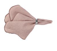 Broste Copenhagen Napkin GRACIE X2 in Pink 45x45 cm