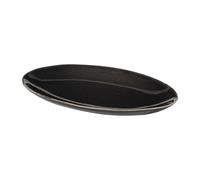 Broste Copenhagen Nordic Coal oval saucer 13.6x22 cm