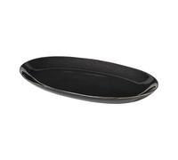 Broste Copenhagen Nordic Coal oval saucer 17x30 cm