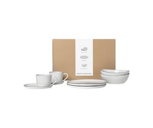 Broste Copenhagen Nordic Salt breakfast set for two 6 pieces