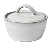 Broste Copenhagen - Nordic Sand Bowl With Lid - White