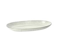Broste Copenhagen Nordic Sand oval serving platter 30x17 cm