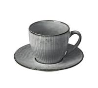 Broste Copenhagen Nordic Sea cup with saucer 8.8 cm