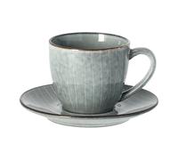 Broste Copenhagen Nordic Sea cup with saucer 8.8 cm