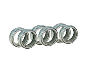 Broste Copenhagen - Nordic Sea Napkin Rings 6-pack, Blue - Blue