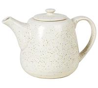 Broste Copenhagen Nordic Vanilla 14533409 Teapot Stoneware Cream Speckled 0.7 litres Dimensions 11 cm x 17.5 cm x 12.5 cm