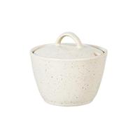 broste Copenhagen Nordic Vanilla 14533445 Stoneware Sugar Bowl, Unique, Dishwasher Safe, Microwave Safe, Dimensions: 10.5 x 7 cm, Cream