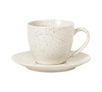 Broste Copenhagen Nordic Vanilla cup with saucer 15 ream with grains