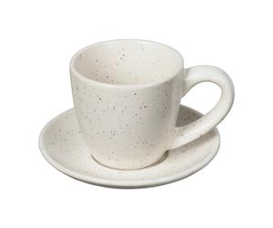 Broste Copenhagen Nordic Vanilla espresso cup with saucer 5 ream