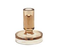 broste Copenhagen Petra 14498104 Glass Candle Holder Indian Tan 10 x 11 cm