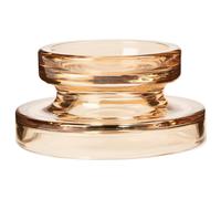 Broste Copenhagen - Petra Candle Holder L, Brown - Brown