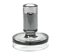 Broste Copenhagen Petra candle sticks smoked pearl dark grey 11 cm
