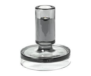 Broste Copenhagen Petra candle sticks smoked pearl dark grey 11 cm