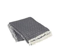 Broste Copenhagen Plaids PAULA in Blue 130x180 cm