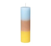 Broste Copenhagen Rainbow block candle 25 cm Pineapple cloud