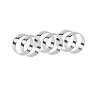 Broste Copenhagen Ring napkin ring 6-pack Silver finish