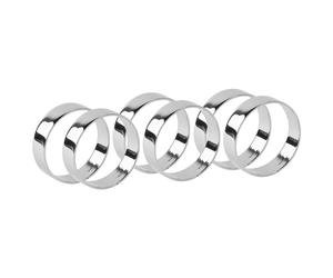 Broste Copenhagen - Ring Napkin Rings, 6-pack - Silver