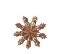 Broste Copenhagen Snowflake Christmas decoration Indian tan Ø30 cm