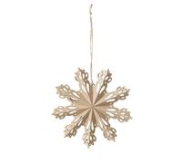 Broste Copenhagen Snowflake Christmas decoration natural Ø15 cm