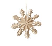 Broste Copenhagen Snowflake Christmas decoration natural Ø30 cm