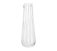 Broste Copenhagen Stripe carafe with lid 0.8 l Clear-white stripes