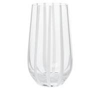 Broste Copenhagen Stripe drinking glass 55 lear-white stripes