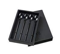 Broste Copenhagen Tvis long spoons 4-pack black