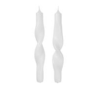 Broste Copenhagen Twist twisted candles twisted candle 23 cm 2-pack Pure white