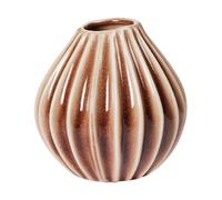 Broste Copenhagen - Wide Vase Fawn, 15 cm - Fawn