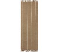 Broste Copenhagen - Yuki Jute Rug 70x200 cm, White / Natural - White