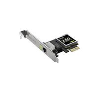 BrosTrend 2.5 Gigabit PCIe Network Card for PC w/Extra Low-Profile Bracket | Lifetime Protection, Ethernet Network Adapter PCI Express RJ45 2500/1000/100 Mbps, for Windows 11/10, Windows Server/XP, NAS