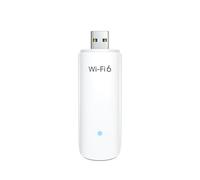 BrosTrend AX1800 Mbps Powerful 6 USB Flash Drive, Dual Band USB WiFi Adapter, WiFi Dongle, 5GHz 1201Mbps + 2.4GHz 574Mbps, Compatible with Windows 11/10 Only, USB WiFi Stick, 802.11ax, USB 3.0
