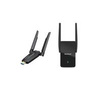 BrosTrend AX3000 WiFi 6 Access Point with Gigabit Port + BrosTrend AXE5400 WiFi 6E USB WiFi Dongle Long Range Bundle