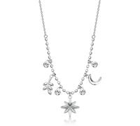 Brosway BHKN189 Women's Necklace in Steel and Crystals with Pink Wind Symbol | Chakra Collection