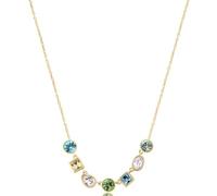 Brosway Symphonia women's necklace in golden 316L steel with multicolor crystals BYM164