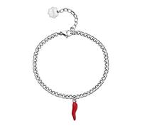 Brosway Women's Bracelet with Croissant Symbol | Chakra Collection - BHKB139, 18 cm, Alloy Steel