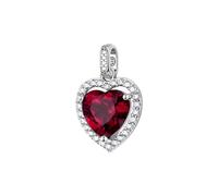 Brosway Women's Charm in Silver and Ruby Passion with Heart Symbol | Fancy Collection - FPR141