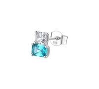 Brosway Women's earring in 925 silver, with blue and clear crystals, model FAG11