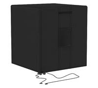 BROSYDA Central Large Air Conditioner Cover for Outside Units, Waterproof & Windproof Outdoor AC Units Cover Black (34"x34"x38" Inch)