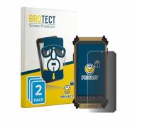 brotect 2 Pack Privacy Screen Protector compatible with DT Research DT361DM (portrait) [Anti-Spy, Protection-Film, Blue Light Filter]