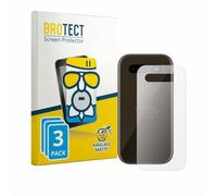 brotect 3 Pack Glass Film compatible with HMD 2660 Flip 4G