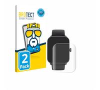 brotect 3D Curved Screen Protector compatible with Hama Smartwatch 6010 (2 Pack) - Full Screen Coverage