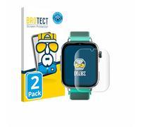 brotect 3D Curved Screen Protector compatible with SaveFamily SaveWatch Plus 2 2 Pack - Full Screen Coverage